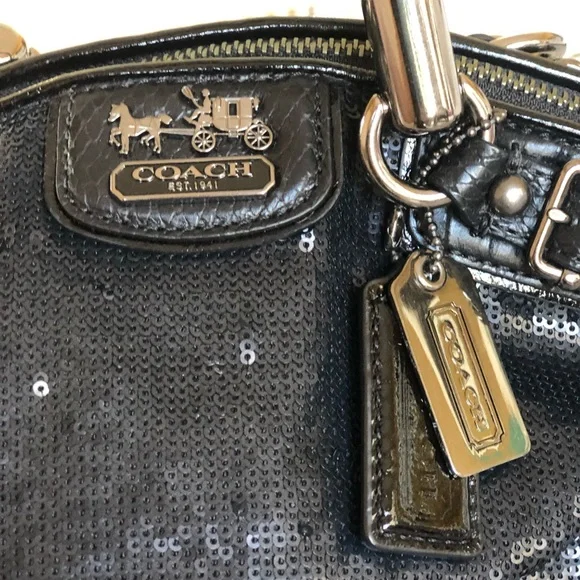 Coach Limited Edition Sequined Handbag, like new condition